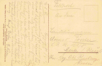 Leipzig Vöikerschlachtdenkmal gebraucht 1917