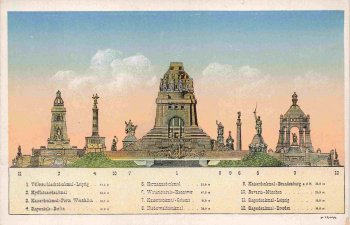 Leipzig Vöikerschlachtdenkmal  * 1913