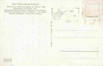 Leipzig Vöikerschlachtdenkmal o um 1950