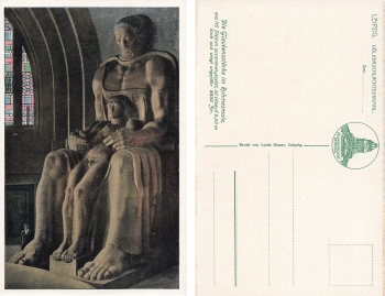 Leipzig Battle of the Nations Monument * around 1920 Strength of Faith