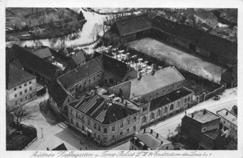 Leipziger Büttners Kaffeegarten und Tanz Palast Endstation der Linie 3 und 4 o 1932