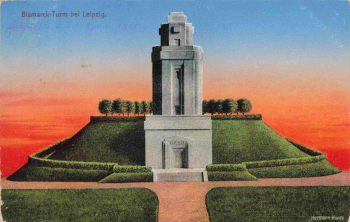 Leipzig Bismarck Turm o 1915