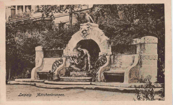 Leipzig Märchenbrunnen o 1917