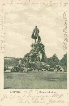 Leipzig Bismarckdenkmal o 1903