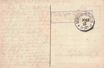 Leipzig Museum Feldpost 1916