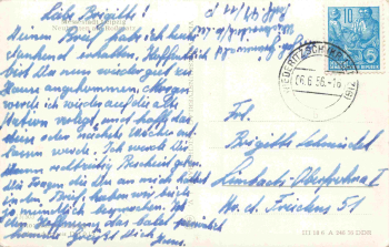 Leipzig Neubauten am Roßplatz o 1956