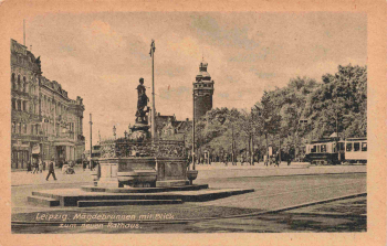 Leipzig Mägdebrunnen * um 1940