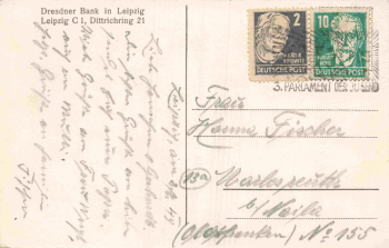 Leipzig Dittrichring 21 Dresdner Bank o 1949