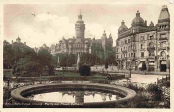 Leipzig Partie am neuen Rathaus o 1941
