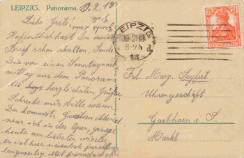 Leipzig Panorama o 1918