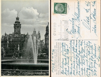 Leipzig Neues Rathaus o 13.10.1937