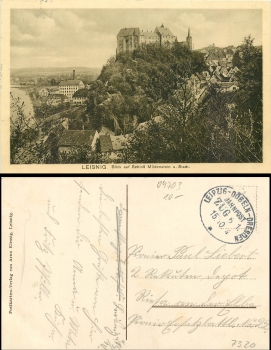 Leisnig Bahnpost Leipzig-Döbeln-Dresden Train 61 o October 15, 1904