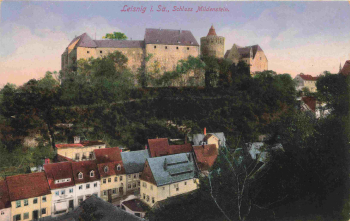 04703 Leisnig Sachsen Schloss Mildenstein o 1914