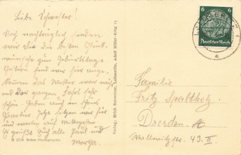 Leitmeritz Adolf Hitler Ring Sudetengau o 1940