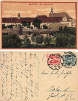 Leobschuetz Schlesien Altes Gymnasium Glubczyce o 1921