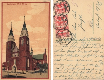 Leobschuetz Schlesien Kirche Glubczyce o 1921
