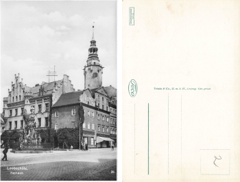 Leobschuetz Schlesien Rathaus Glubczyce * um 1930