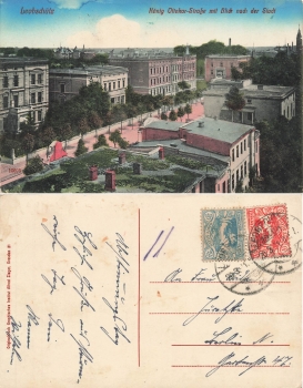 Leobschuetz Silesia King Ottokar Street Glubczyce o 1921