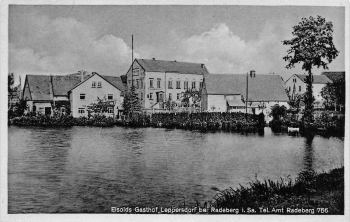 01454 Leppersdorf bei Radeberg Gasthaus Eisold * um 1930