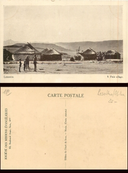 Lesotho small village * around 1920