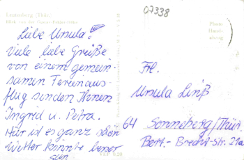 Leutenberg Thüringen o um 1960