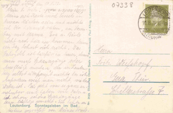 Leutenberg Thüringen Bad im Ilmtal o 1932