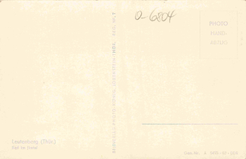 Leutenberg Thüringen Bad im Ilmtal * 1953