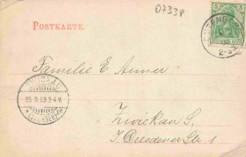 Leutenberg Thüringen Friedensburg o 1903
