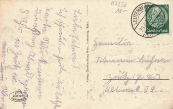 Leutenberg Thüringen Marktplatz o 1935