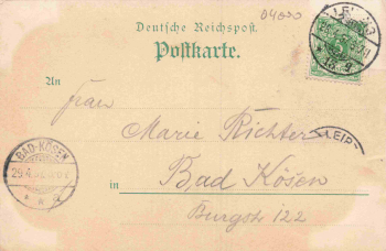 Leutzsch Barneck Leipzig Restaurant Waldhof Litho o 1897