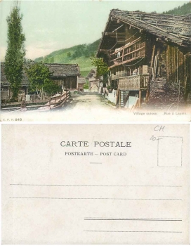 Leysin, Rue, Straßenansicht, * ca. 1900