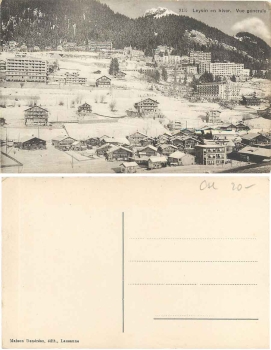 Leysin en hiver Schweiz * ca. 1920