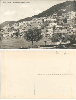 Leysin und Viadukt * ca. 1910