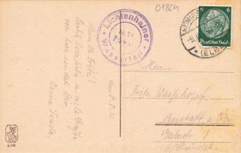 01855 Lichtenhainer Wasserfall Sächsische Schweiz o 1933