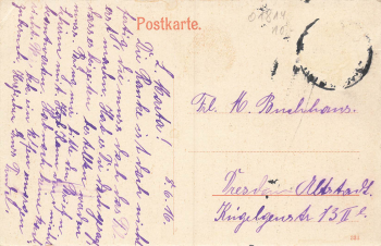 01855 Lichtenhainer Wasserfall Sächsische Schweiz o 1916