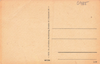 01825 Liebstadt Sachsen mit Schloss Kuckuckstein * um 1950