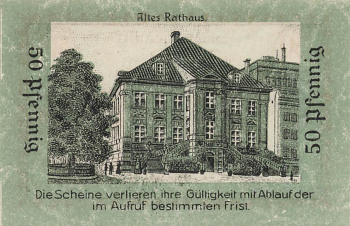 Liegnitz Schlesien Notgeldschein Legnica um 1920