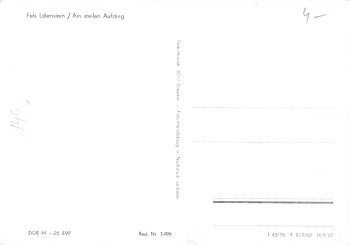 Lilienstein Elbe Sandstone Mountains Climbing Rocks * 1976 Hanich 1496