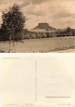 01824 Lilienstein climbing rock Saxon Switzerland *1961 Hanich1344