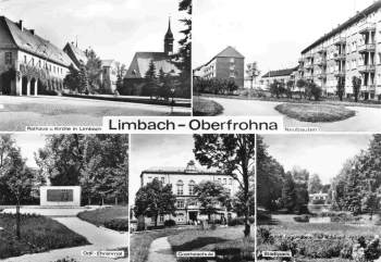 Limbach-Oberfrohna Mehrbildkarte o 1979