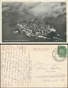 88131 Lindau From the bird's eye view o 13.6.1935