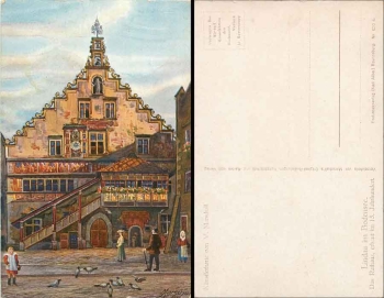 88131 Lindau, Das Rathaus, Künstlerkarte Marschall * ca. 1930