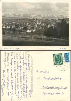 88161 Lindenberg im Allgau o 29.8.1951