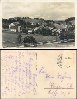 88161 Lindenberg im Allgau o 25.9.1934
