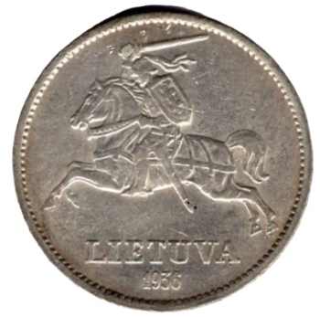 Litauen 10 Litu 1936 Vytautas