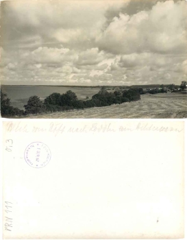 17459 Loddin Usedom backwater printing template around 1958 Hanich
