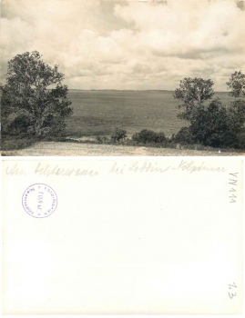 17459 Loddin Usedom backwater printing template around 1958 Hanich