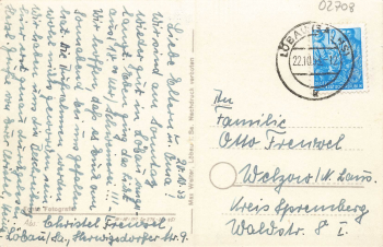 02708 Loebau Sachsen Am Stadtbad o 1954