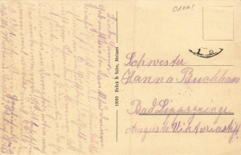 01665 Loebsal bei Diesbar Elbe Diera-Zehren o um 1920