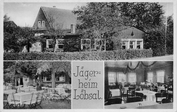 01665 Loebsal Diera-Zehren Gasthaus Jagerheim * um 1940